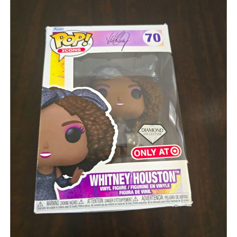 Funko Pop! Icons: Whitney Houston Diamond Collection Target #70 box damage